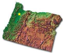 Oregon State Map