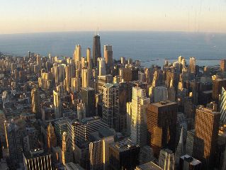 The city of Chicago, Illinois Skyline