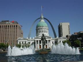 The Gateway Arch in St. Louis