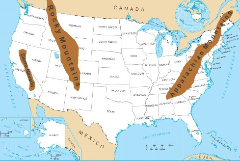 US Geography: Mountain Ranges