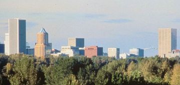 The city of Portland today