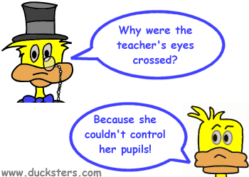 Cartoon Teacher Joke