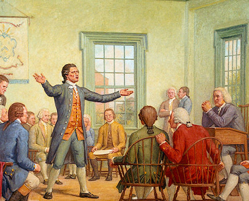 The First Continental Congress in 1774