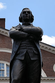 Statue of Samuel Adams in Boston