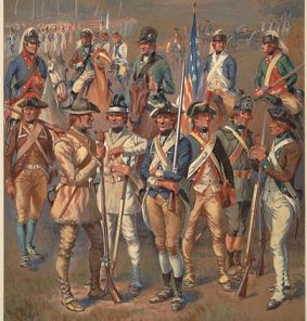 American Revolutionary War Children's Continental Army Uniform Kleding Jongenskleding pakken 