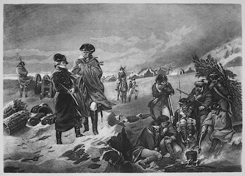 Valley Forge-Washington & Lafayette. Winter 1777-78