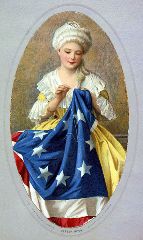 Betsy Ross Sewing