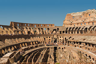 Inside the Colosseum today