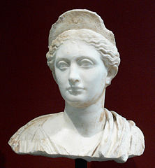 Roman bust of Sabina