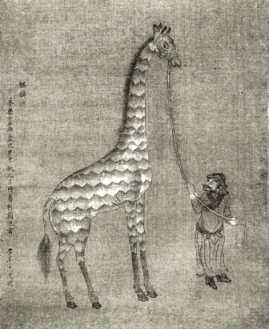 Giraffe brought back to the Emperor