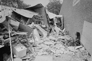 Bombed hotel where Martin Luther King, Jr. was staying