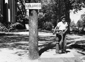 Drinking fountain for blacks