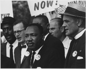 Martin Luther King, Jr. giving speech