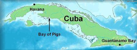 Map of the Bay of Pigs