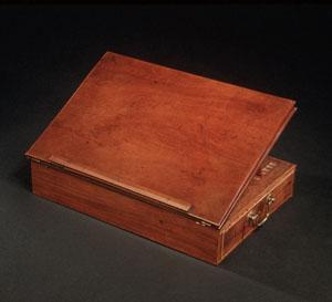 The desk where Jefferson wrote the Declaration of Independence