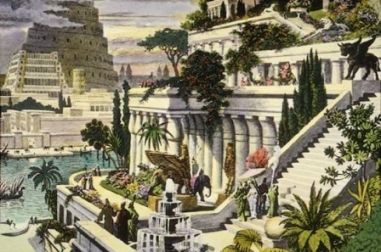 Painting of the Hanging Gardens of Babylon