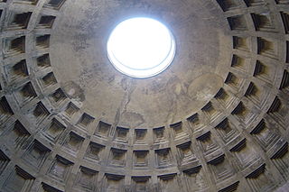 Roman Pantheon Dome inside