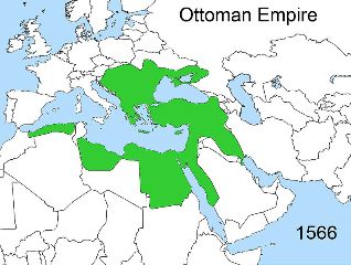 Map of the Ottoman Empire