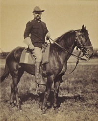 Teddy Roosevelt On Horseback Back From Cuba 1898