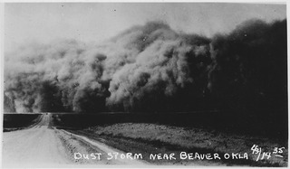 Giant dust storm approaching