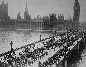 American troops in London