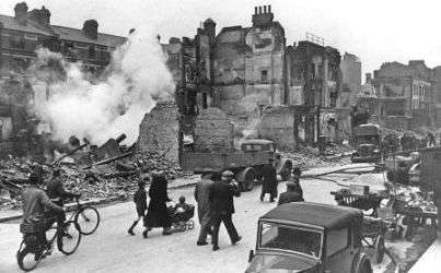 London bombed during Battle of Britain