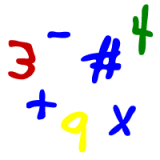 Math mode in Mean, Median,