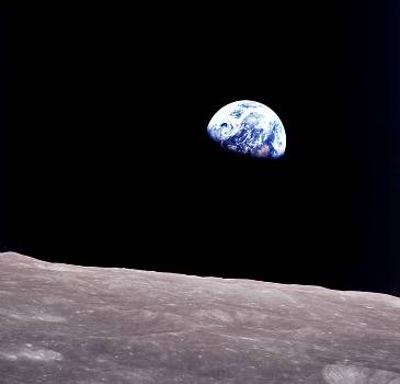 Planet Earth from the Moon