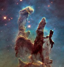 Pillars of Creation by the Hubble Space Telescope