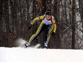 skier in a competition